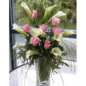 Send Fresh Cut Flowers   Pink Elegance Mixed Bouquet:  