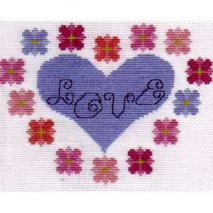  Flower Love   Cross Stitch Pattern: Arts, Crafts & Sewing