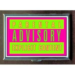   PARENTAL ADVISORY EXPLICIT CONTENT CREDIT CARD WALLET 