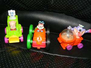 LOONEY TUNES FIGURE CARS TOY LOT~CAKE TOPPERS~PORKY PIG  
