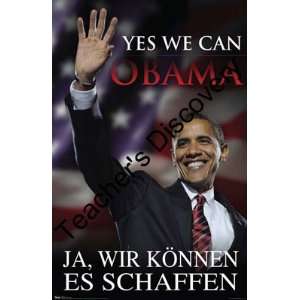  Obama Yes We Can German Poster