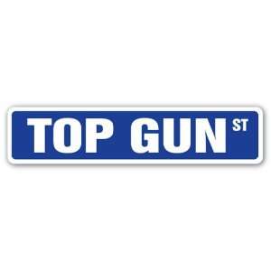  TOP GUN Street Sign army navy marines jet helicopter fly 