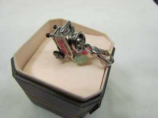 Juicy Couture Silver Cotton Candy Machine Charm 4 Bracelet Keychain 