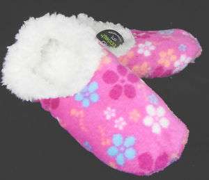 SNOOZIES Womens Foot Covering Slippers Socks Pink  