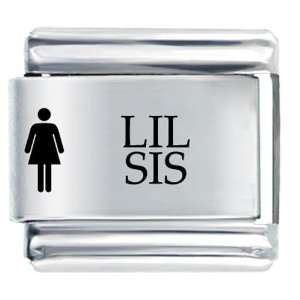  Lil Sis Brother & Sister Italian Charm Pugster Jewelry