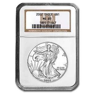  2002 Silver American Eagle (NGC MS 69) 
