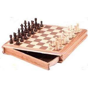  14 Inch Sector Drawer Chess Set Box: Toys & Games