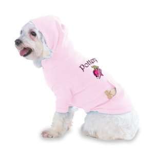 com Pottery Princess Hooded (Hoody) T Shirt with pocket for your Dog 