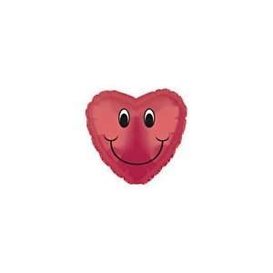  18 Smiling Heart CTI   Mylar Balloon Foil Health 