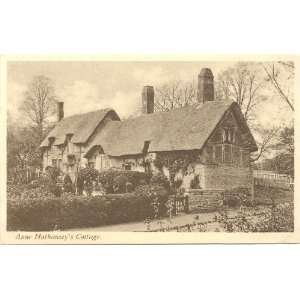   Vintage Postcard Anne Hathaways Cottage Stratford on Avon England UK