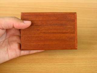 This is wooden Business Card/ Credit Card Holder that made of 
