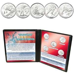  Canada Vancouver Winter Olympic 2007 Coin Set Everything 