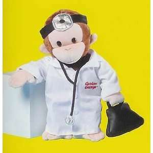  12 Curious George Doctor Plush Doll By RUSS: Home 
