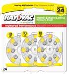  Rayovac Size 675 Mercury Free Hearing Aid Battery, 8 Count 