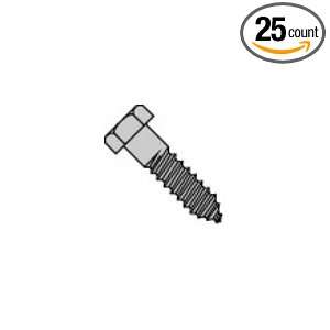  Hex Lag Screw Galvanized 1/2 X 12 (Pack of 25) Industrial 