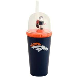  Denver Broncos Navy Blue Windup Mascot Cup: Sports 