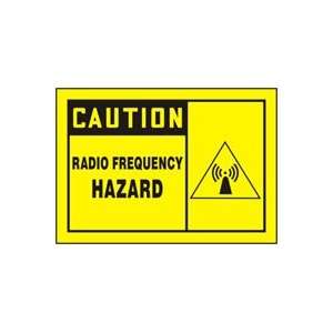 Label,radio Frequency Hazard,pk5   ACCUFORM:  Industrial 