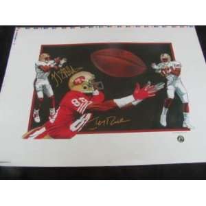   Hand Signed 18x24 Lithograph   Autographed NFL Art