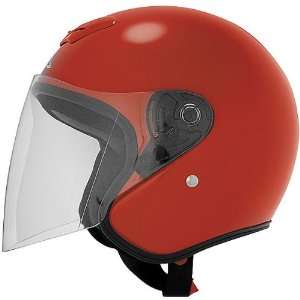  Cyber Solid UT 21 Harley Motorcycle Helmet   Red / X Small 