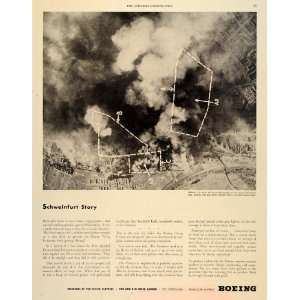  1944 Ad Boeing Flying Fortress Schweinfurt Story Army 