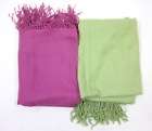 LOT 2 DESIGNER Pink Green Scarves Wraps Sarongs
