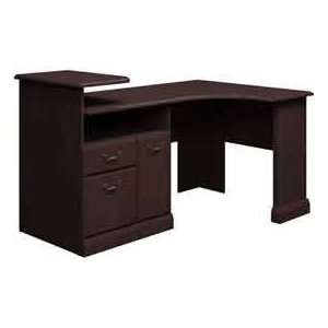   Mocha Cherry Expandable Corner Desk Solution: Office Products