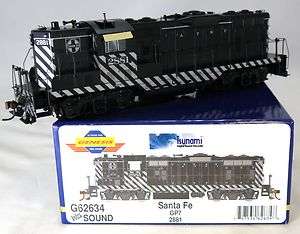   GP7 Locomotive w/DCC & Sound   Santa Fe/Zebra #2881   Athearn #G62634