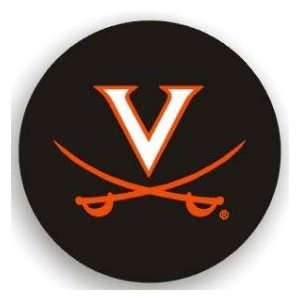  Virginia Cavaliers Black Spare Tire Cover: Sports 
