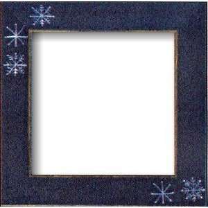  Snowflake Blue Folk Art Frame Arts, Crafts & Sewing