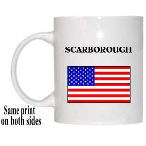  US Flag   Scarborough, Maine (ME) Mug 