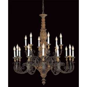 Savoy House Chandeliers 41237 107 Etruscan 18 Light Chandelier Natural 