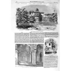  1857 MUTINY INDIA FORT AGRA PEARL MOSQUE JEHANGHIER