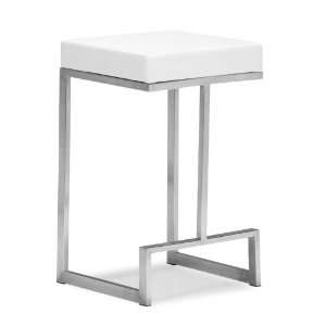  Zuo Darwen Counter Chair White (set of 2): Home & Kitchen