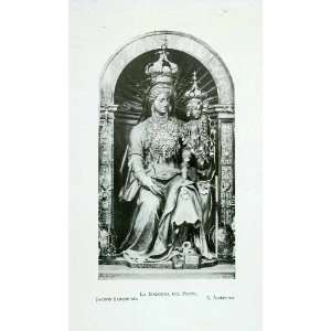  1904 Print Madonna del Parto SantAgostino Basilica Rome 