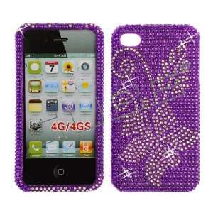 Apple iPhone 4G 4 G / 4S 4 S / Verizon / AT&T Cell Phone Full Crystals 