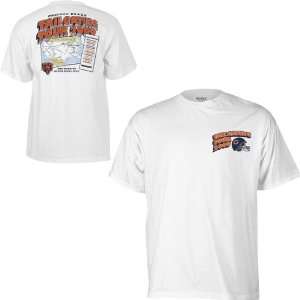  Reebok Chicago Bears 2009 Roadtrip Schedule T Shirt 