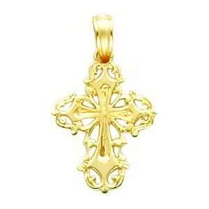  14K Gold Cross Pendant Jewelry