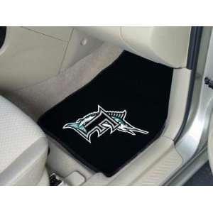  Exclusive By FANMATS MLB   Miami Marlins 2 Piece Front Car 