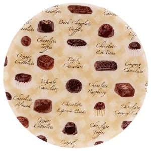  Andreas TRT46 10 Inch Silicone Trivet, Fat Free Chocolates 