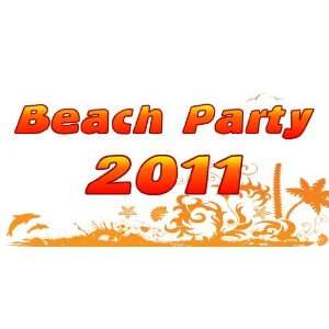  3x6 Vinyl Banner   This Year Beach Party: Everything Else