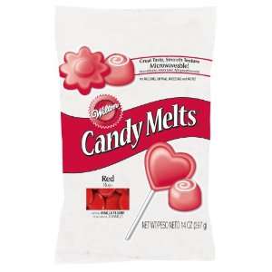 Wilton Candy Melts 14 Ounce, Red:  Grocery & Gourmet Food