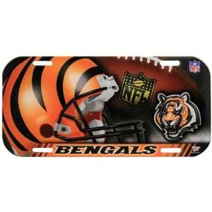   Bengals   Collage High Definition License Plate, NFL Pro Football