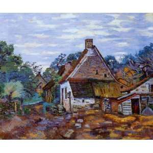 FRAMED oil paintings   Armand Guillaumin   24 x 20 inches   Village 