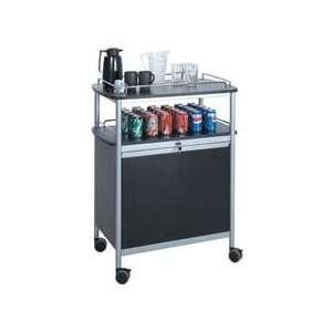 Sold as 1 EA   Sleek cart is designed for use in lobbies, conference 