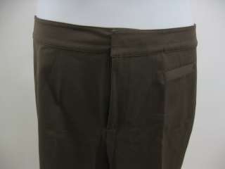530 DEBRA DEROO Brown Cotton Slacks Pants Sz XL  