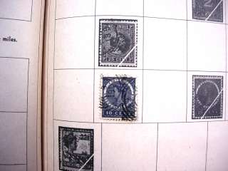 WW, 100s of OLD Stamps hinged in 1931 Paragon Stamp album 