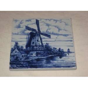  Vintage Blue Delft Holland Porcelain Tile: Everything Else