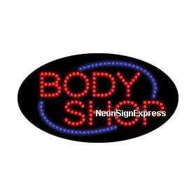 Animated Body Shop LED Sign