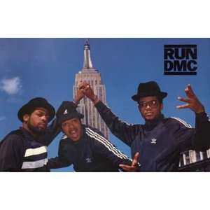  Run DMC Empire State NYC Original 80s 22x34 Poster