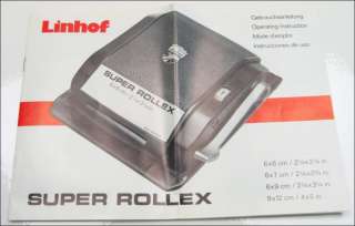 LINHOF MASTER TECHNIKA NEW SUPER ROLLEX 45/6X7 ROLLFILM  